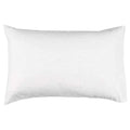 White - Front - Paoletti Plain Housewife Pillowcase (Pack of 2)