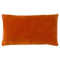 Orange - Back - Furn Mangata Velvet Rectangular Cushion Cover