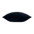 Black - Side - Furn Mangata Velvet Rectangular Cushion Cover