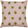 Multicoloured - Back - Evans Lichfield Peacock Outdoor Cushion Cover