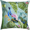 Multicoloured - Front - Evans Lichfield Peacock Outdoor Cushion Cover