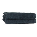 Slate - Front - The Linen Yard Loft Combed Cotton Face Towel (Pack of 2)
