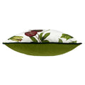 White - Side - Paoletti Figaro Floral Cushion Cover