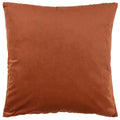 Brick Red - Back - Paoletti Evoke Cut Cushion Cover