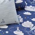 Blue - Back - Peter Rabbit Sleepy Head Duvet Cover Set