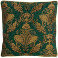 Emerald - Front - Paoletti Shiraz Jacquard Traditional Cushion Cover