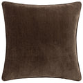 Brown - Front - Yard Heavy Chenille Reversible Cushion Cover