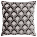 Grey-Black - Front - Paoletti Ledbury Jacquard Cushion Cover