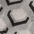 Grey-Black - Lifestyle - Paoletti Ledbury Jacquard Cushion Cover