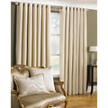 Cream - Front - Riva Home Devere Ringtop Curtains