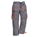 Grey - Front - Portwest Mens Contrast Workwear Trousers (TX11) - Pants