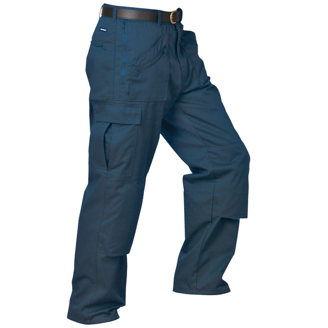 Navy - Front - Portwest Mens Action Workwear Trousers (S887) - Pants