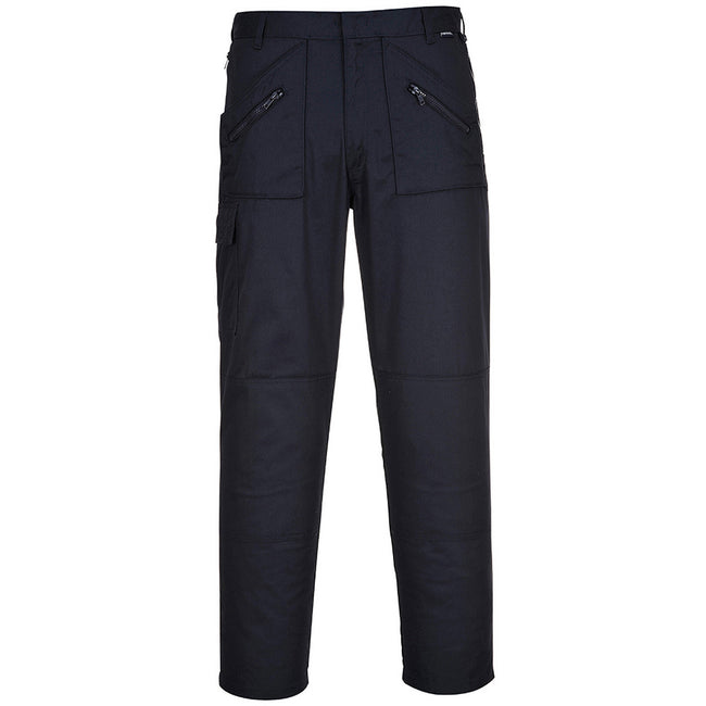 Navy - Back - Portwest Mens Action Workwear Trousers (S887) - Pants