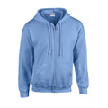 Carolina Blue - Front - Gildan Unisex Adult Heavy Blend Full Zip Full Zip Hoodie