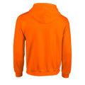 Safety Orange - Back - Gildan Unisex Adult Heavy Blend Full Zip Full Zip Hoodie