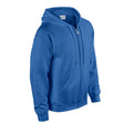 Royal Blue - Side - Gildan Unisex Adult Heavy Blend Full Zip Full Zip Hoodie