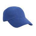 Royal Blue - Front - Result Headwear Unisex Adult Heavy Brushed Cotton Low Profile Baseball Cap