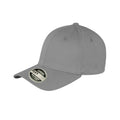 Cool Grey - Front - Result Headwear Kansas Flex Baseball Cap