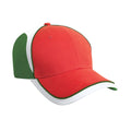 Red-Green - Front - Result Headwear National Baseball Cap