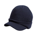 Navy - Front - Result Winter Essentials Esco Army Knitted Hat