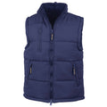 Navy - Front - Result Unisex Adult Padded Body Warmer