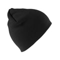 Black - Front - Result Winter Essentials Acrylic Soft Touch Beanie