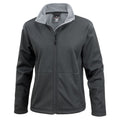 Black - Front - Result Core Womens-Ladies Soft Shell Jacket