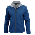 Navy - Front - Result Core Womens-Ladies Soft Shell Jacket