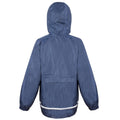 Navy - Back - Result Core Childrens-Kids Microfleece Lined Jacket