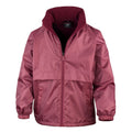 Burgundy - Front - Result Core Childrens-Kids Microfleece Lined Jacket