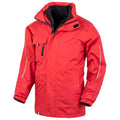 Red - Front - Result Core Unisex Adult Transit 3 in 1 Softshell Printable Jacket