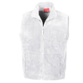 White - Front - Result Unisex Adult Polartherm Fleece Lined Body Warmer