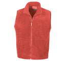 Red - Front - Result Unisex Adult Polartherm Fleece Lined Body Warmer