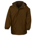 Brown - Front - Result Unisex Adult StormDri 4000 Reversible Jacket