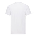 White - Back - Fruit of the Loom Unisex Adult Valueweight Cotton T-Shirt