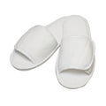 White - Front - Towel City Unisex Adult Open Toe Slippers