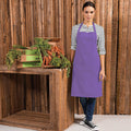 Rich Violet - Back - Premier Colours Bib Apron - Workwear