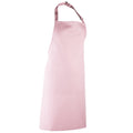 Pink - Front - Premier Colours Bib Apron - Workwear