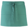 Emerald - Front - Premier Ladies-Womens Colours 3 Pocket Apron - Workwear