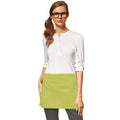 Lime - Back - Premier Ladies-Womens Colours 3 Pocket Apron - Workwear