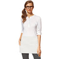 White - Back - Premier Ladies-Womens Colours 3 Pocket Apron - Workwear