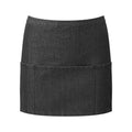 Black Denim - Front - Premier Ladies-Womens Colours 3 Pocket Apron - Workwear