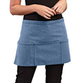 Blue Denim - Back - Premier Ladies-Womens Colours 3 Pocket Apron - Workwear