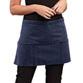 Indigo Denim - Back - Premier Ladies-Womens Colours 3 Pocket Apron - Workwear