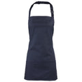 Navy - Front - Premier Colours 2-in-1 Apron - Workwear