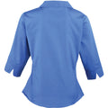 Royal - Back - Premier 3-4 Sleeve Poplin Blouse - Plain Work Shirt