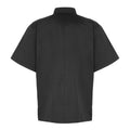Black - Back - Premier Unisex Short Sleeved Chefs Jacket - Workwear
