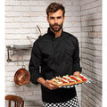 Black - Side - Premier Unisex Cuisine Long Sleeve Chefs Jacket