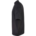 Black - Side - Premier Unisex Studded Front Short Sleeve Chefs Jacket
