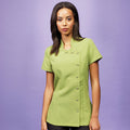 Lime - Back - Premier Womens-Ladies *Orchid* Tunic - Health Beauty & Spa - Workwear